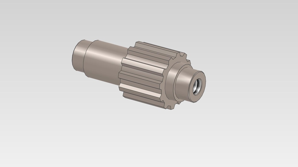 WAŁEK Z KOŁEM ZĘBATYM T5/10/Z12